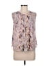 A.L.C. 100% Silk Purple Sleeveless Silk Top Size M - photo 1