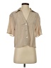 Zara Tan Short Sleeve Blouse Size XS - photo 1