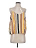 Ann Taylor LOFT Yellow Sleeveless Blouse Size S - photo 1