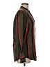 Equipment 100% Silk Stripes Green Long Sleeve Silk Top Size M - photo 4