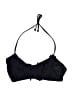 Xhilaration Solid Black Swimsuit Top Size L - photo 1