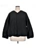 Assorted Brands Solid Black Jacket Size 1X (estimated) - photo 1