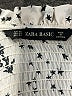 Zara Basic 100% Polyester Stars Ivory Long Sleeve Blouse Size XS - photo 7