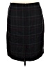 Talbots 100% Polyester Plaid Black Formal Skirt Size 20 - photo 2
