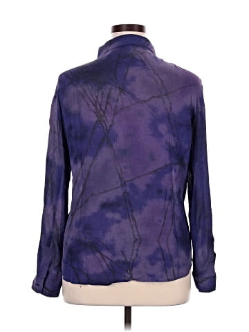 Chico's Design Long Sleeve Silk Top (view 2)