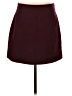 Dynamite Solid Burgundy Casual Skirt Size S - photo 1