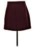 Dynamite Solid Burgundy Casual Skirt Size S - photo 2