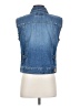 Lauren by Ralph Lauren 100% Cotton Blue Denim Vest Size S - photo 2