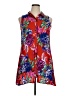 Cupio 100% Viscose Tropical Red Casual Dress Size XL - photo 1