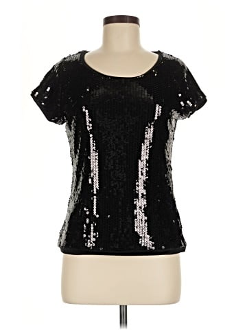 August Silk Short Sleeve Top (view 1)
