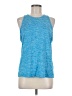 Nike 100% Polyester Blue Active Tank Size M - photo 1