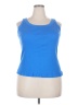 Avenue 100% Cotton Blue Tank Top Size 18 Plus - photo 1