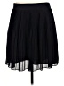 Ann Taylor 100% Polyester Solid Black Casual Skirt Size 8 - photo 2