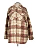Steve Madden 100% Polyester Plaid Ivory Coat Size L - photo 1