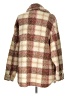 Steve Madden 100% Polyester Plaid Ivory Coat Size L - photo 2