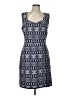 Halogen 100% Polyester Argyle Blue Casual Dress Size 16 - photo 1