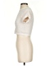Feathers Ivory Short Sleeve Turtleneck Size Sm - Med - photo 5