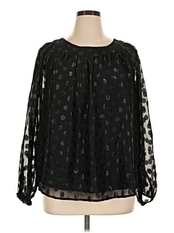 Isaac Mizrahi LIVE! Long Sleeve Blouse (view 1)