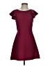BCBGeneration 100% Polyester Solid Burgundy Cocktail Dress Size 4 - photo 1
