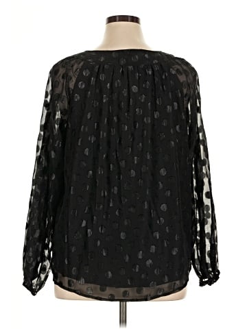 Isaac Mizrahi LIVE! Long Sleeve Blouse (view 2)