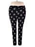 Torrid Hearts Black Leggings Size 3X Plus (3) - photo 1