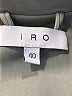 IRO 100% Leather Gray Leather Jacket Size EU (FR) 40 / US 8 - photo 3