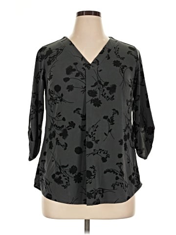 41Hawthorn 3/4 Sleeve Blouse (view 1)