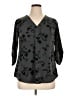 41Hawthorn Gray 3/4 Sleeve Blouse Size 1X - photo 1