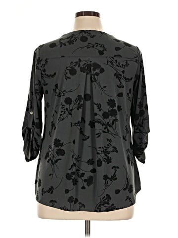 41Hawthorn 3/4 Sleeve Blouse (view 2)