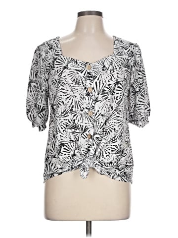 I.N. Studio Short Sleeve Blouse (view 1)