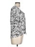 I.N. Studio White Short Sleeve Blouse Size L - photo 4