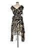 Kensie Animal Print Zebra Print Black Cocktail Dress Size 14 - photo 2