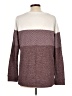 Pink Clover Color Block Burgundy Pullover Sweater Size L - photo 2