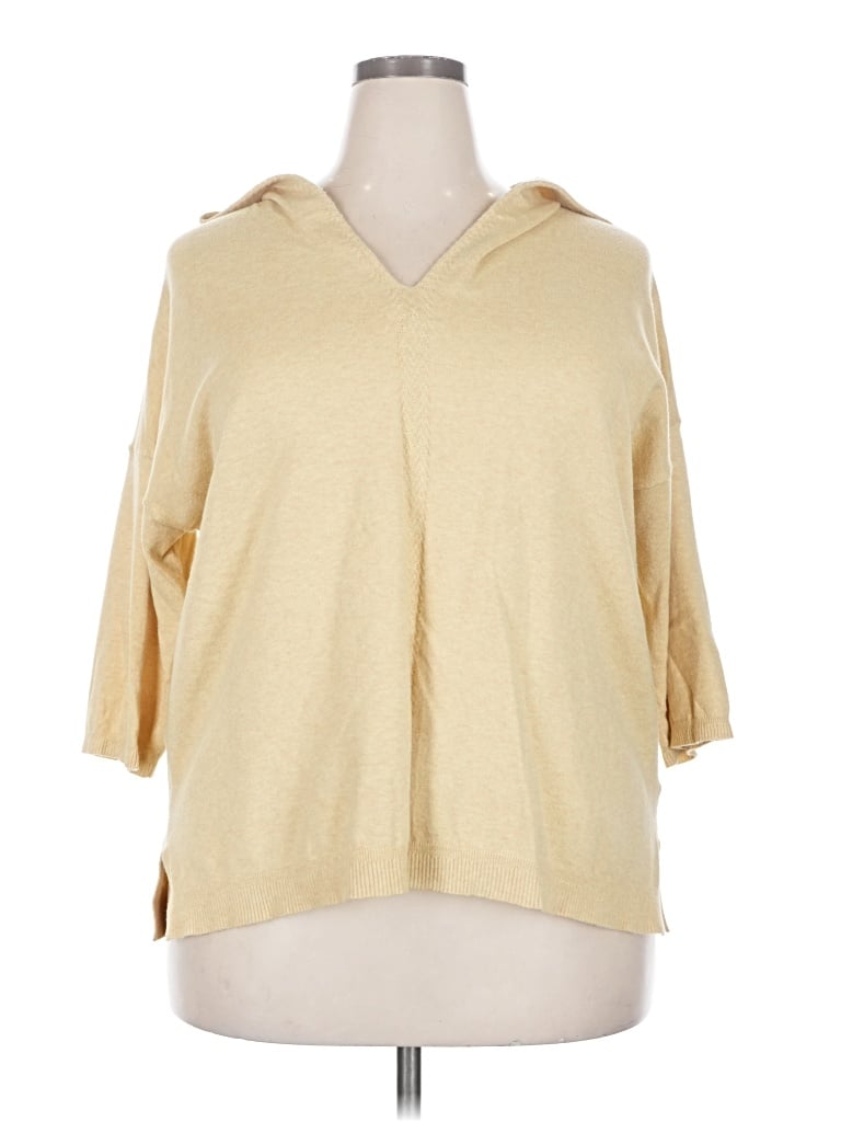 Pre-owned Purejill Pullover Sweater In Gold