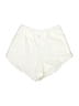 French Connection 100% Cotton Chevron-herringbone Ivory Shorts Size M - photo 1