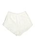 French Connection 100% Cotton Chevron-herringbone Ivory Shorts Size M - photo 2