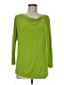 MULTIPLES Green 3/4 Sleeve Top Size M - photo 1
