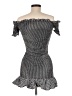 WAYF 100% Cotton Houndstooth Silver Cocktail Dress Size M - photo 2