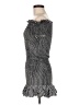 WAYF 100% Cotton Houndstooth Silver Cocktail Dress Size M - photo 5