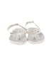 Bebe Silver Flip Flops Size 8 (kids) - photo 2