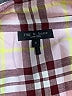 Rag & Bone 100% Cotton Plaid Burgundy Blazer Size 6 - photo 6