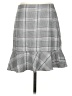 Ann Taylor LOFT Plaid Gray Formal Skirt Size 4 (petite) - photo 1