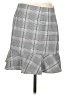 Ann Taylor LOFT Plaid Gray Formal Skirt Size 4 (petite) - photo 2