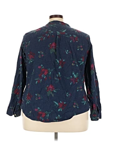 L.L.Bean 3/4 Sleeve Blouse (view 2)