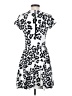 Parker Animal Print White Casual Dress Size S - photo 2