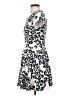 Parker Animal Print White Casual Dress Size S - photo 5