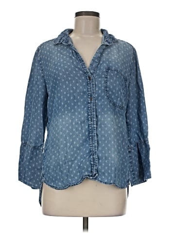 Cloth & Stone 3/4 Sleeve Button-Down Shirt (view 1)