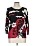 Joseph A. Print Red Pullover Sweater Size L - photo 1