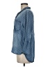 Cloth & Stone Blue 3/4 Sleeve Button-Down Shirt Size M - photo 5