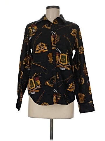 Lauren by Ralph Lauren Long Sleeve Button-Down Shirt (view 1)